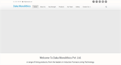Desktop Screenshot of dakarefractories.com